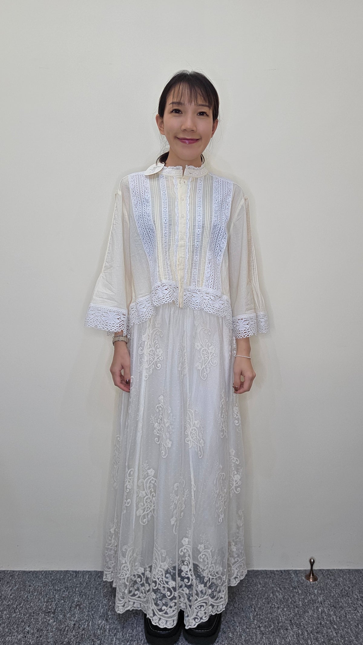 H49 romantic lace skirt