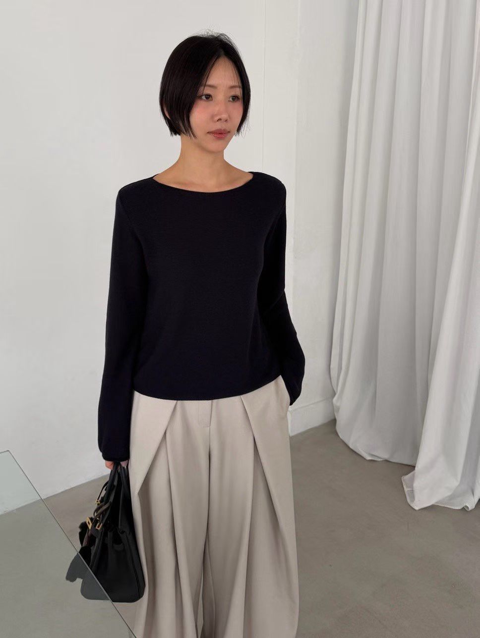 M09 Easy Lined Knit
