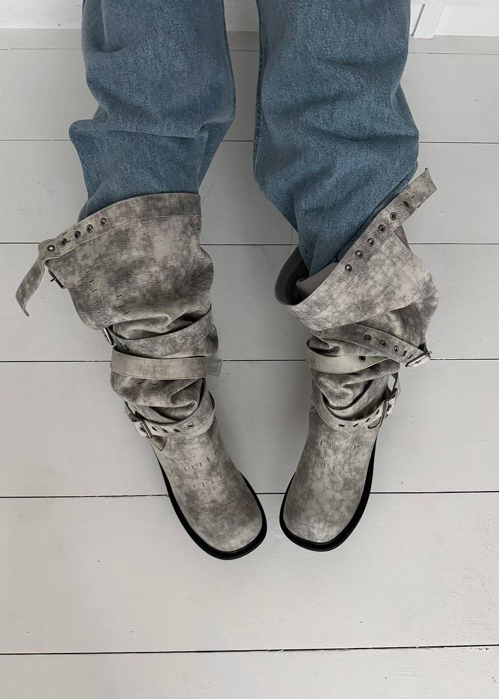 H72 PU boots