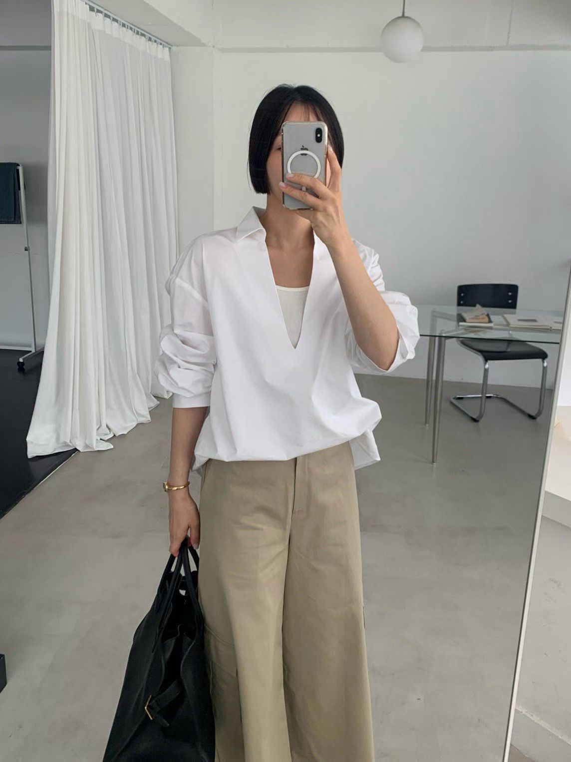 M24 Deep V Neck Shirt