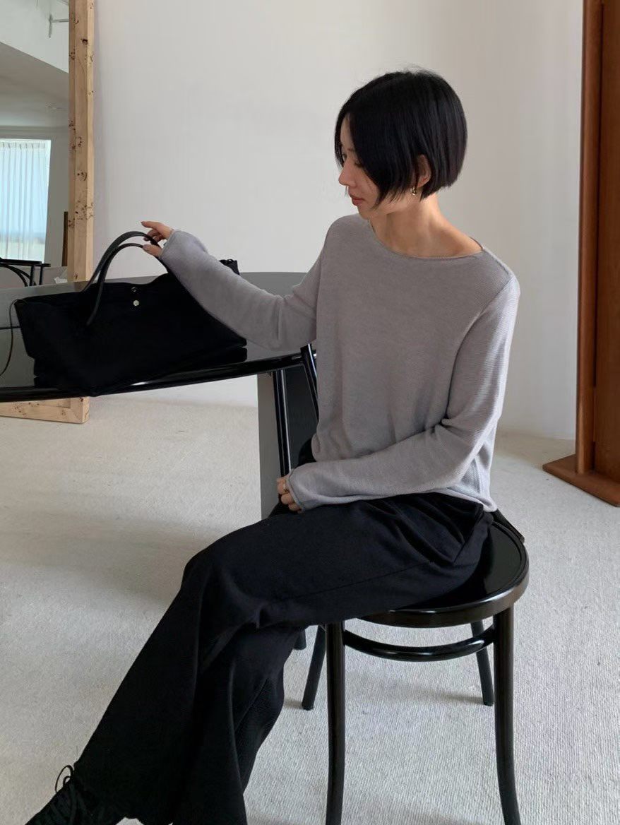 M09 Easy Lined Knit