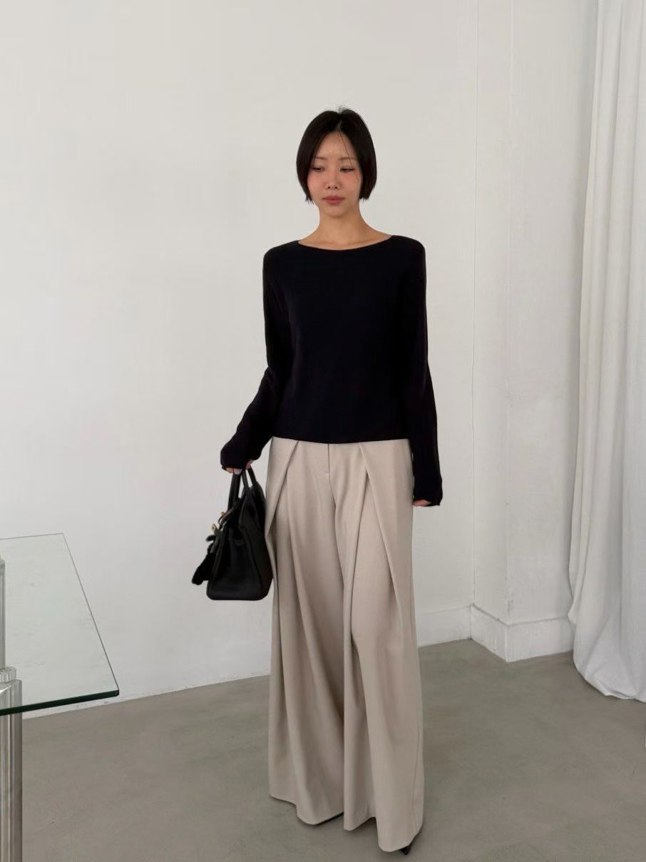 M09 Easy Lined Knit