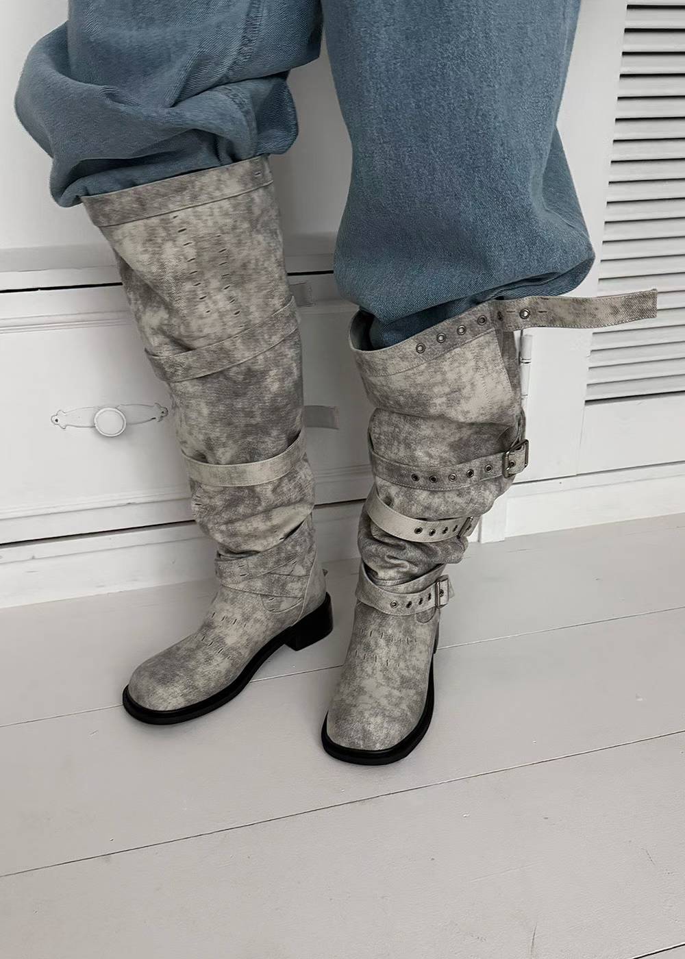 H72 PU boots